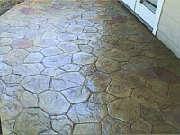 Stamped Concrete Overlay