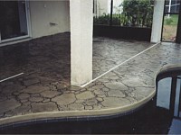 Stamped Concrete Overlay