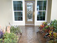 Stamped Concrete Overlay