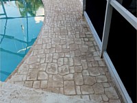 Stamped Concrete Overlay