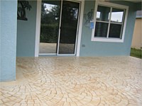 Stamped Concrete Overlay