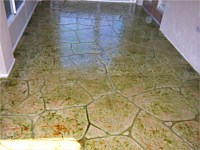 Stamped Concrete Overlay