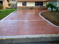 Stamped Concrete Overlay