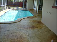 Stamped Concrete Overlay