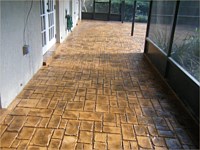 Stamped Concrete Overlay