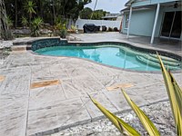 Stamped Concrete Overlay