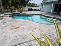 Stamped Concrete Overlay