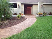 Stamped Concrete Overlay