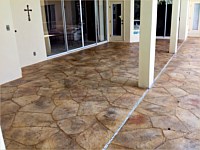 Stamped Concrete Overlay