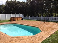 Stamped Concrete Overlay