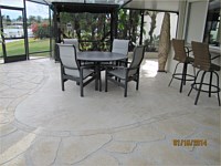 Stamped Concrete Overlay