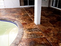 Stamped Concrete Overlay