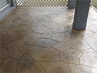 Stamped Concrete Overlay