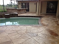 Stamped Concrete Overlay