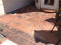 Stamped Concrete Overlay