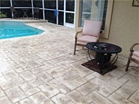 Stamped Concrete Overlay