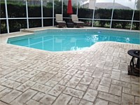 Stamped Concrete Overlay